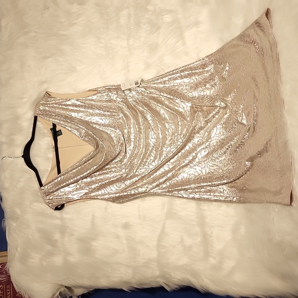 🎉HP🎉 Lauren by Ralph Lauren NWT Bodycon Cowel neck sz 18 - Picture 3 of 15